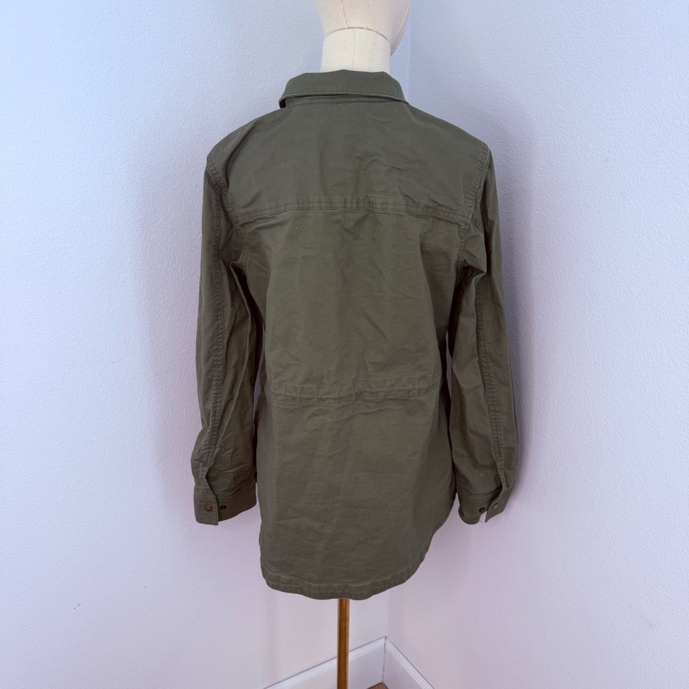 L.L. Bean Olive Utility Field Jacket 100% Cotton - Size Medium - Picture 9 of 9